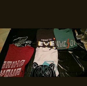 Shirts boys 5 piece cat and jack shirts